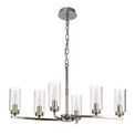 Daisy  Rectangular Pendant/Semi Ceiling, 6 x E14, Polished Nickel additional 1