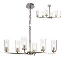 Daisy  Rectangular Pendant/Semi Ceiling, 6 x E14, Polished Nickel additional 10