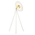 Kendal Floor Lamp Warm white &amp; brushed brass plate additional 1