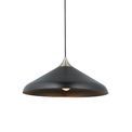 Kendal Single Pendant Matt black &amp; matt nickel plate additional 1