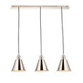 Maiden 3 Light linear Pendant Bright nickel plate additional 1