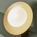 Manston Gold &amp; Dark Bronze Finish with Opal Glass Table Lamp additional 5