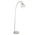 Marham Floor Lamp Bright nickel plate &amp; clear glass additional 1