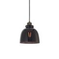 Monard Single Pendant Black tinted glass &amp; black chrome plate additional 1