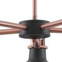 Bronx Telescopic 5 Light, 5 x E27, Graphite/Copper/White additional 9