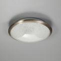 Bess Ceiling, 30cm 1 x 12W LED, 3000K, 750lm, IP44, Satin Nickel/Crystaline, additional 2