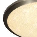 Bess Ceiling, 30cm 1 x 12W LED, 3000K, 750lm, IP44, Satin Nickel/Crystaline, additional 7