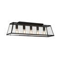 Voyager 5Lt Bar Pendant - Black Metal &amp; Glass additional 7