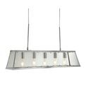 Voyager 5Lt Bar Pendant - Chrome Metal &amp; Glass additional 1