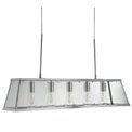 Voyager 5Lt Bar Pendant - Chrome Metal &amp; Glass additional 2