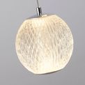 Allure 5Lt Multi-Drop Pendant - Chrome Metal &amp; Clear Acrylic additional 3