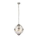 Coronet 3Lt Pendant - Chrome Metal &amp; Glass additional 4