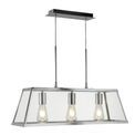 Voyager 3Lt Bar Pendant - Chrome Metal &amp; Glass additional 1
