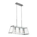 Voyager 3Lt Bar Pendant - Chrome Metal &amp; Glass additional 2