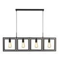 Plaza 4Lt Pendant - Matt Black Metal additional 2