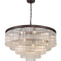 Bonni Large 3 Tier Brown Oxide Round Pendant Ceiling Light (27 Light E14) additional 6