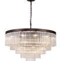 Bonni Large 3 Tier Brown Oxide Round Pendant Ceiling Light (27 Light E14) additional 13