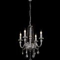 Gabriella Chandelier Pendant, 4 Light E14, Polished Chrome/Clear Glass/Crystal additional 1