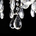 Gabriella Chandelier Pendant, 8 Light E14, Polished Chrome/Clear Glass/Crystal, additional 5