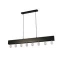 Piano 8Lt Diner Bar Pendant - Matt Black Metal additional 2