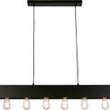 Piano 8Lt Diner Bar Pendant - Matt Black Metal additional 4