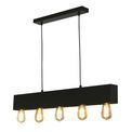 Piano 5Lt Diner Bar Pendant - Matt Black Metal additional 2