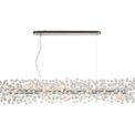 Belah Oblong Linear Pendant 14 Light G9 Polished Chrome/Crystal additional 3