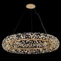 Belah Pendant 36 Light G9 French Gold/Crystal, Item Weight:19.4kg additional 1