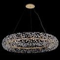 Belah Pendant 36 Light G9 French Gold/Crystal, Item Weight:19.4kg additional 2