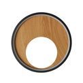 Curio Wall Light - Black Metal &amp; Wood additional 5