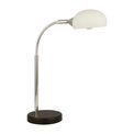 Astro Table Lamp - Black &amp; Chrome Metal &amp; Opal Glass Shade additional 2