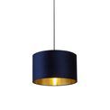 Navy Velvet Shade with Gold Inner Dia.40cm additional 1