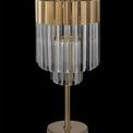 Kazzandra Table Lamp 3 Light E14, Brass/Clear Glass additional 2