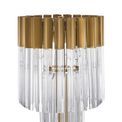 Kazzandra Table Lamp 3 Light E14, Brass/Clear Glass additional 5