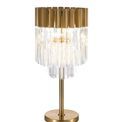 Kazzandra Table Lamp 3 Light E14, Brass/Clear Glass additional 3