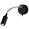 Flexy Wall Light - Chrome &amp; Matt Black Metal additional 1