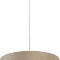 Drum Shade - Taupe Velvet with Silver Inner Dia.28cm additional 3