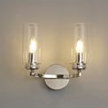 Daisy  Wall Lamp Switched, 2 x E14, Polished Nickel additional 1