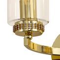 Daisy  Wall Lamp Switched, 2 x E14, Polished Gold additional 7
