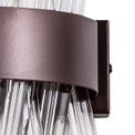 Claire 2 Light E14, Wall Light E14, Brown Oxide / Clear Glass additional 7