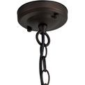 Azra, IP54, Antique Bronze/Clear Glass Pendant Light (2yrs Warranty) additional 5
