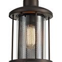Azra, IP54, Antique Bronze/Clear Glass Pendant Light (2yrs Warranty) additional 6