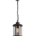 Azra, IP54, Antique Bronze/Clear Glass Pendant Light (2yrs Warranty) additional 4