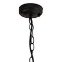 Georgia Pendant, 1 x E27, Black &amp; Gold/Clear Glass, IP54, 2yrs Warranty additional 5