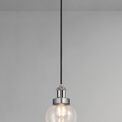 Juliana 15cm Pendant 1 Light E27 IP65 Exterior Titanium Silver/Polished Chrome additional 1