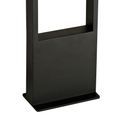Lana Tall Post, 1 x 10W LED, 3000K, 720lm, IP54, Graphite Black, additional 7