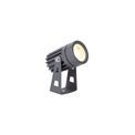 Chelsea Spike/Wall Light, 1 x 3W LED, 3000K, 210lm, 30 Degree, IP65, Grey/Black, c/w 2m Cable, additional 4
