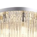 Aura Ceiling Light, 6 x G9, IP44, Polished Chrome/Clear Glass additional 5