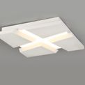 Hedda Flush Square Square Ceiling, 1 x 50W LED, 3000K, 3500lm, Sand White, additional 1