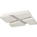 Hedda Flush Square Square Ceiling, 1 x 50W LED, 3000K, 3500lm, Sand White, additional 4